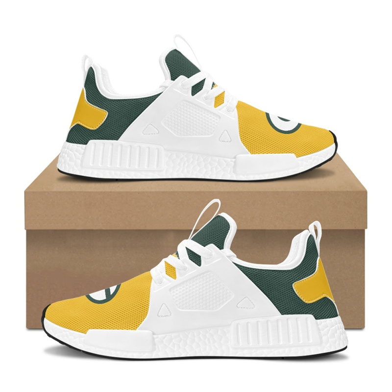 Men's Green Bay Packers Lightweight Athletic Sneakers/Shoes 001